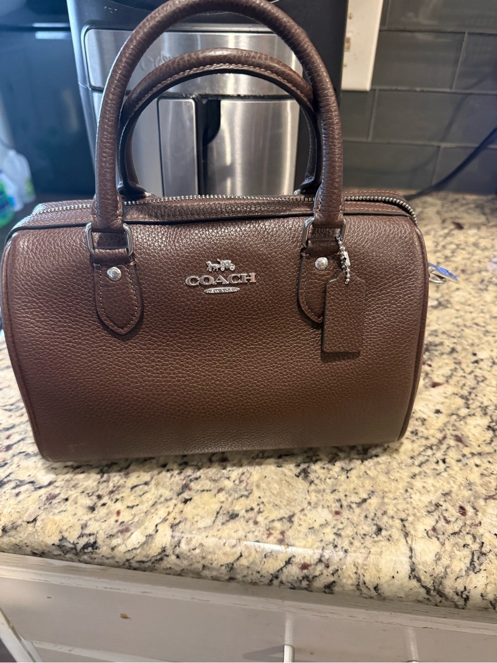 COACH Maple Rowan medium satchel - Picture 3 of 8